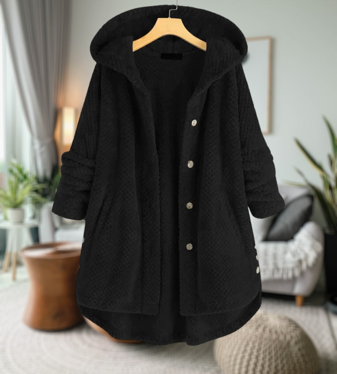 Karine - Manteau Élégant Teddy Oversize