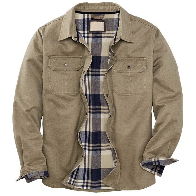 Pierre - Homme Veste en toile doublée