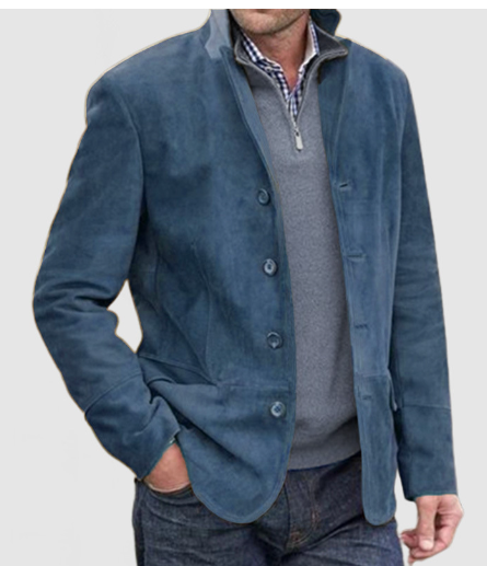 Anatole – Veste en tricot avec revers pour hommes, élégante et pratique