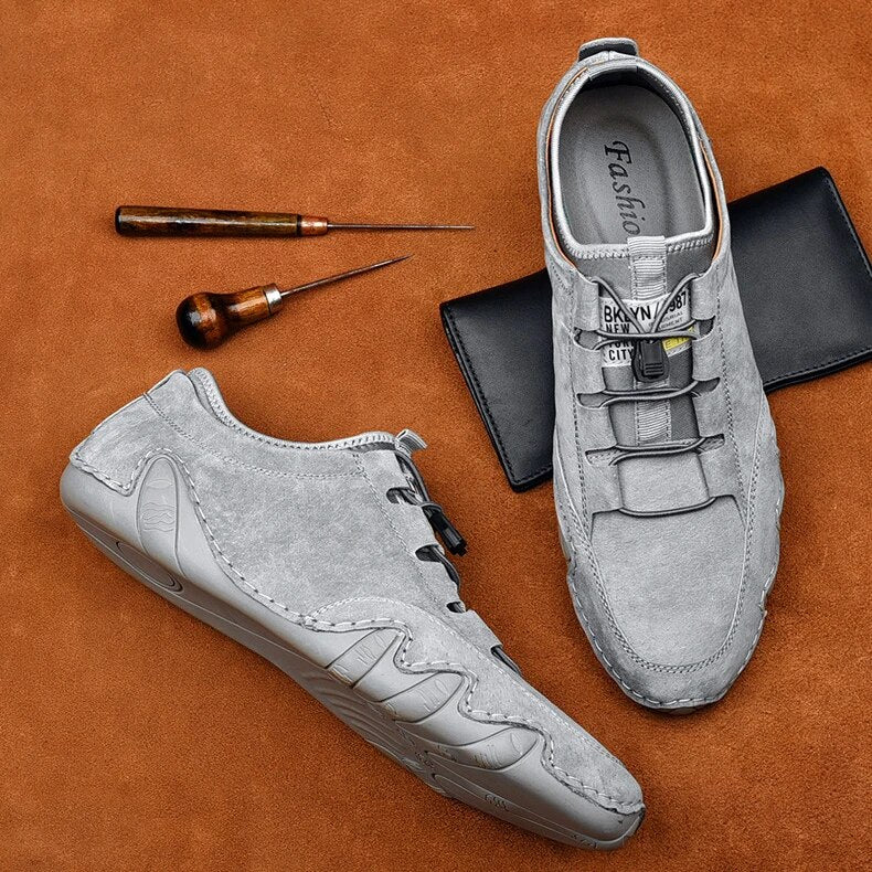 Enzo - Mocassins Cuir Élégants Homme