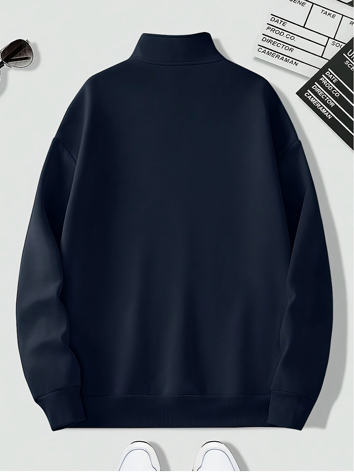 Philippe - Pull Moderne Ample Col Zippé