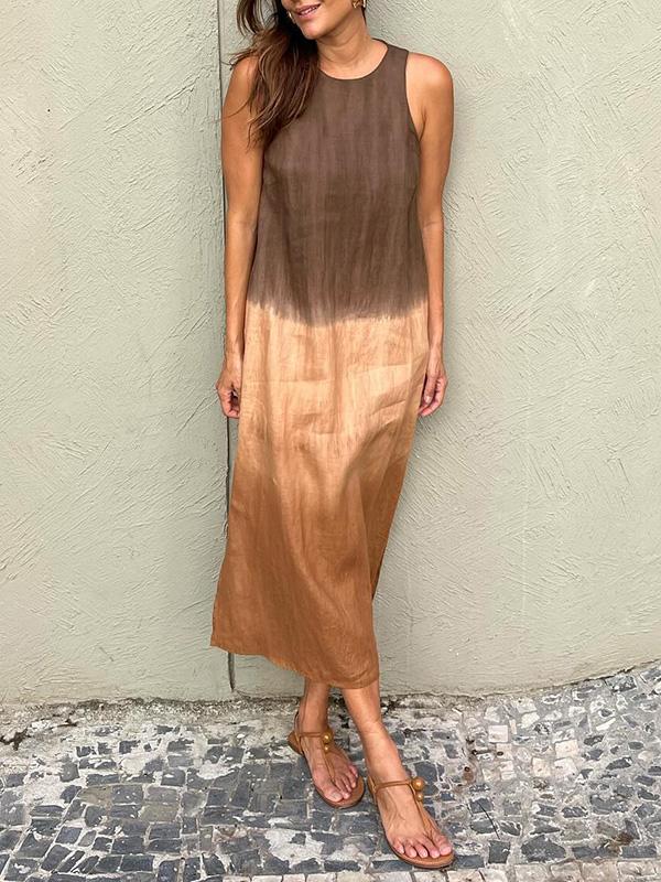 Lina - Robe Estivale Sans Manches À Coupe Aérienne