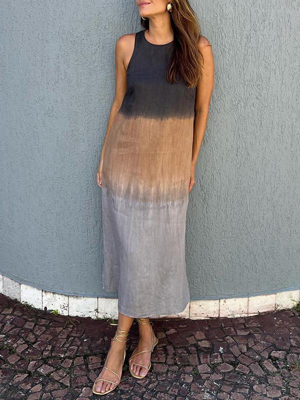 Lina - Robe Estivale Sans Manches À Coupe Aérienne