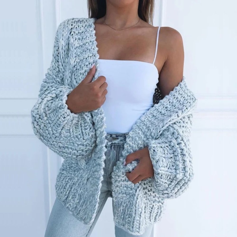 Chloé - Cardigan Élégant Oversize Grosse Maille