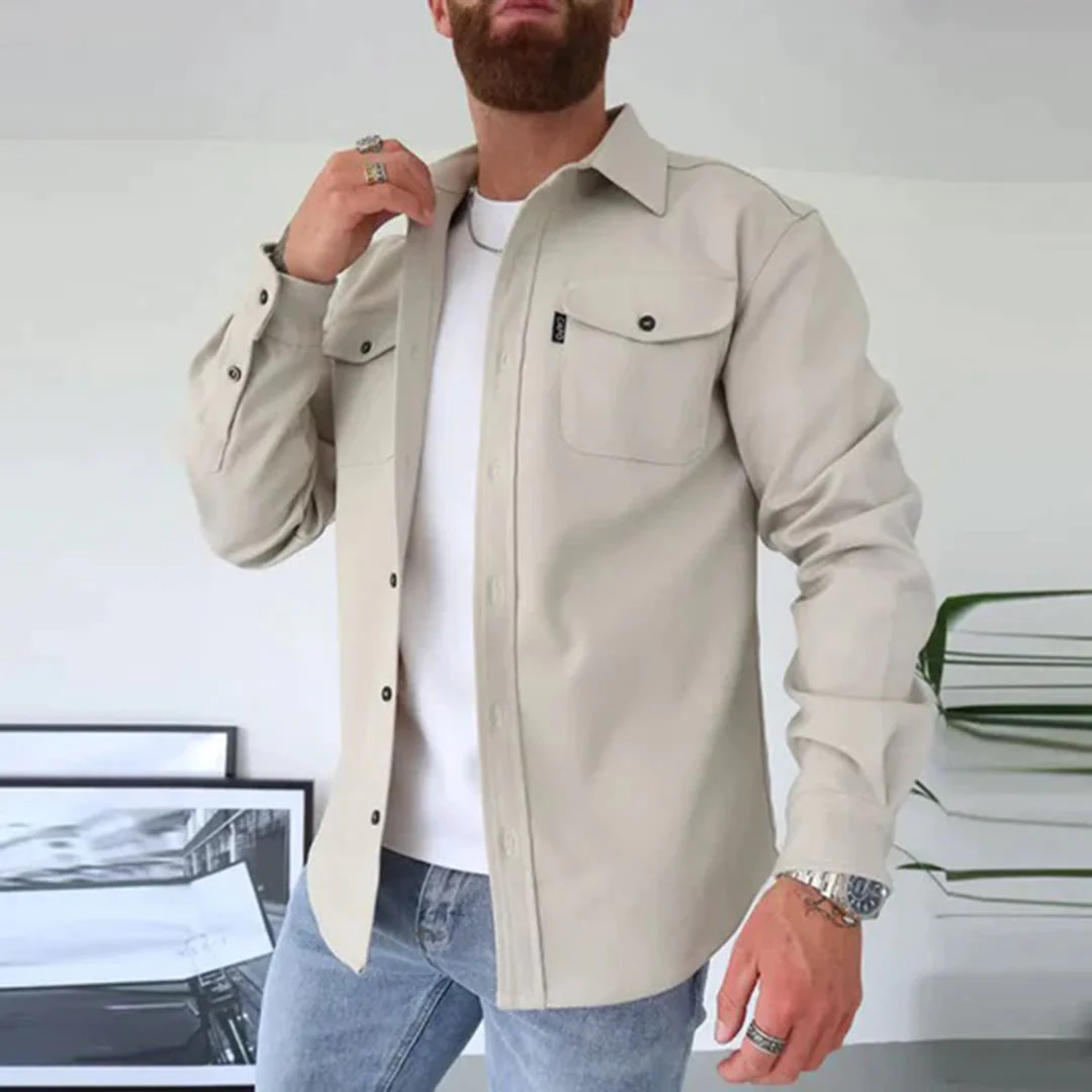 Marc - Chemise Élégante Boutonnée Poches
