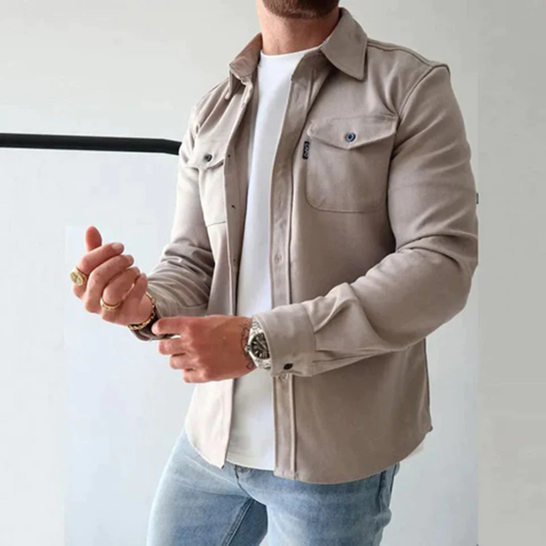 Marc - Chemise Élégante Boutonnée Poches