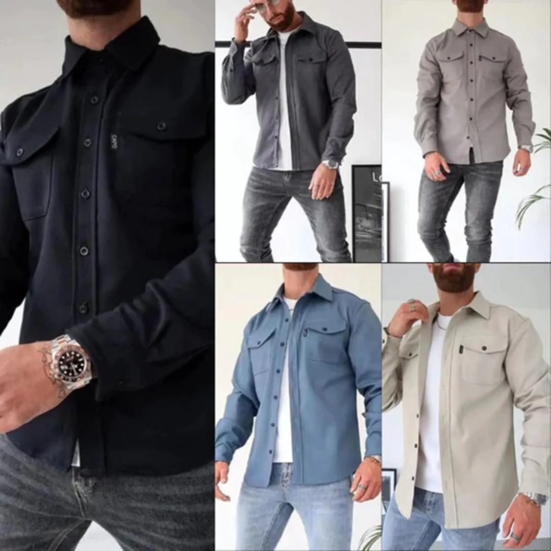 Marc - Chemise Élégante Boutonnée Poches
