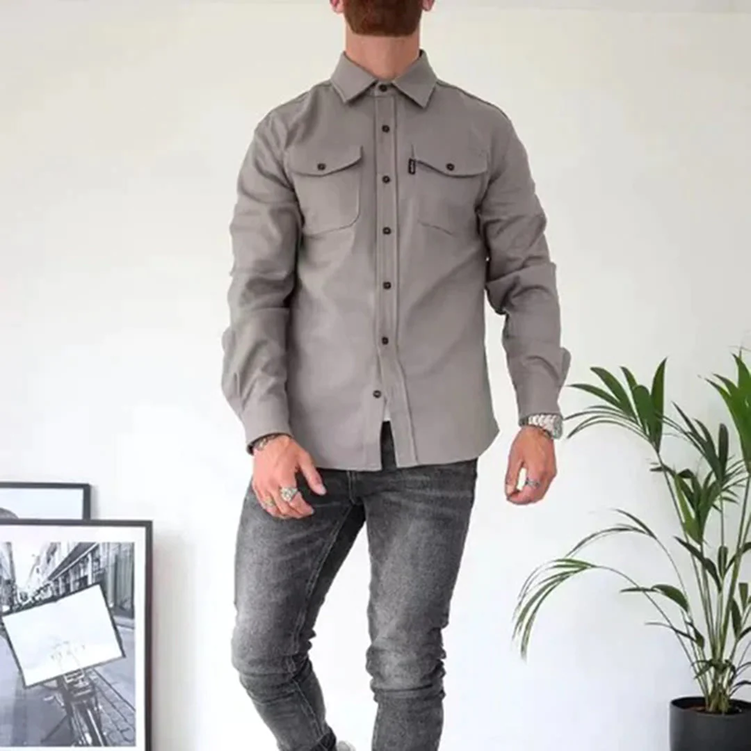 Marc - Chemise Élégante Boutonnée Poches