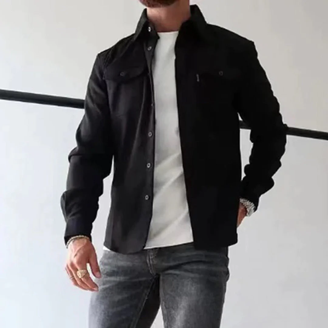 Marc - Chemise Élégante Boutonnée Poches