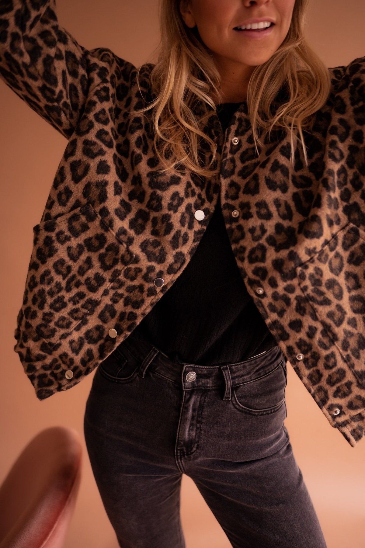Camille | Veste Stylée Léopard Oversize