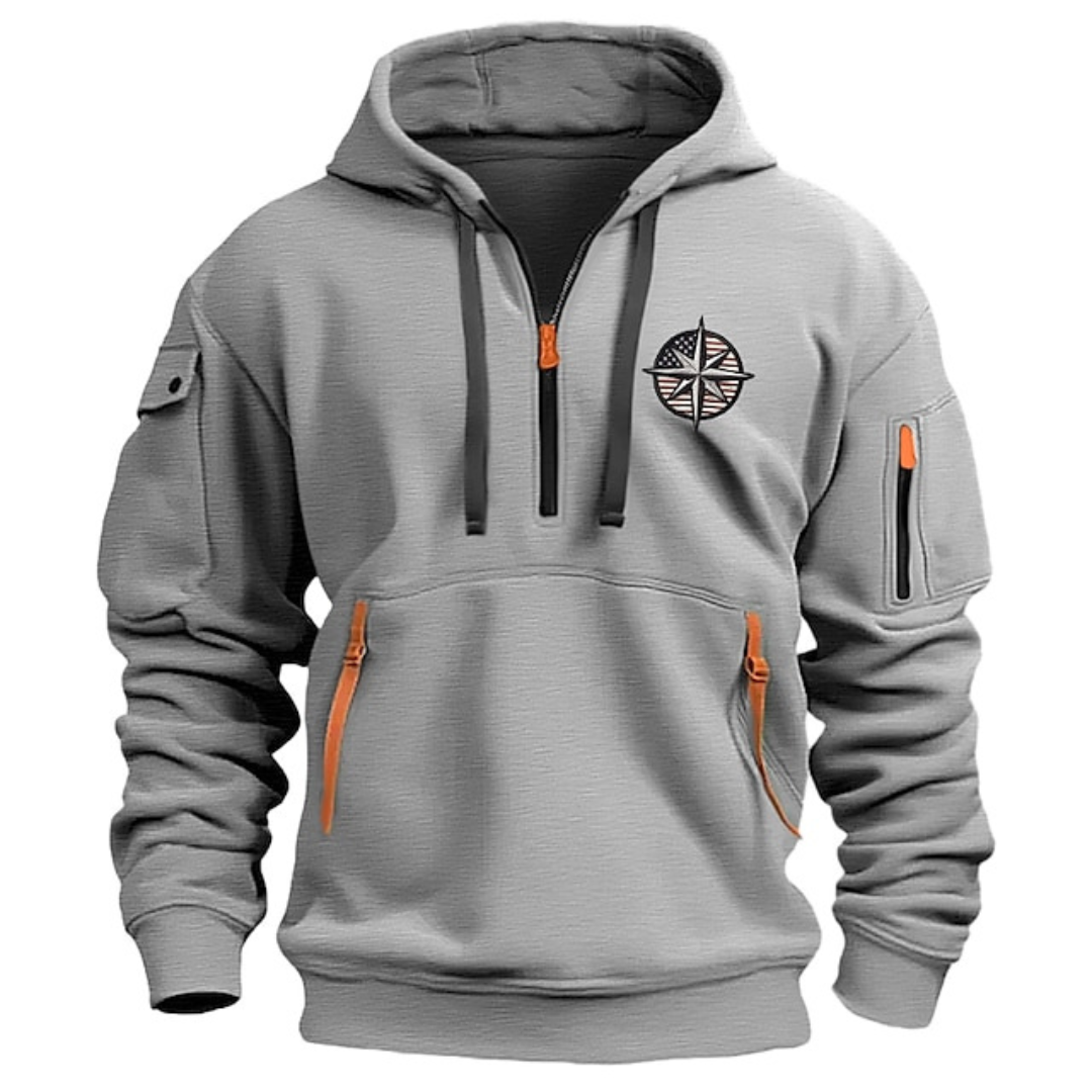 Sébastien - Hoodie Chic Zippé Poches