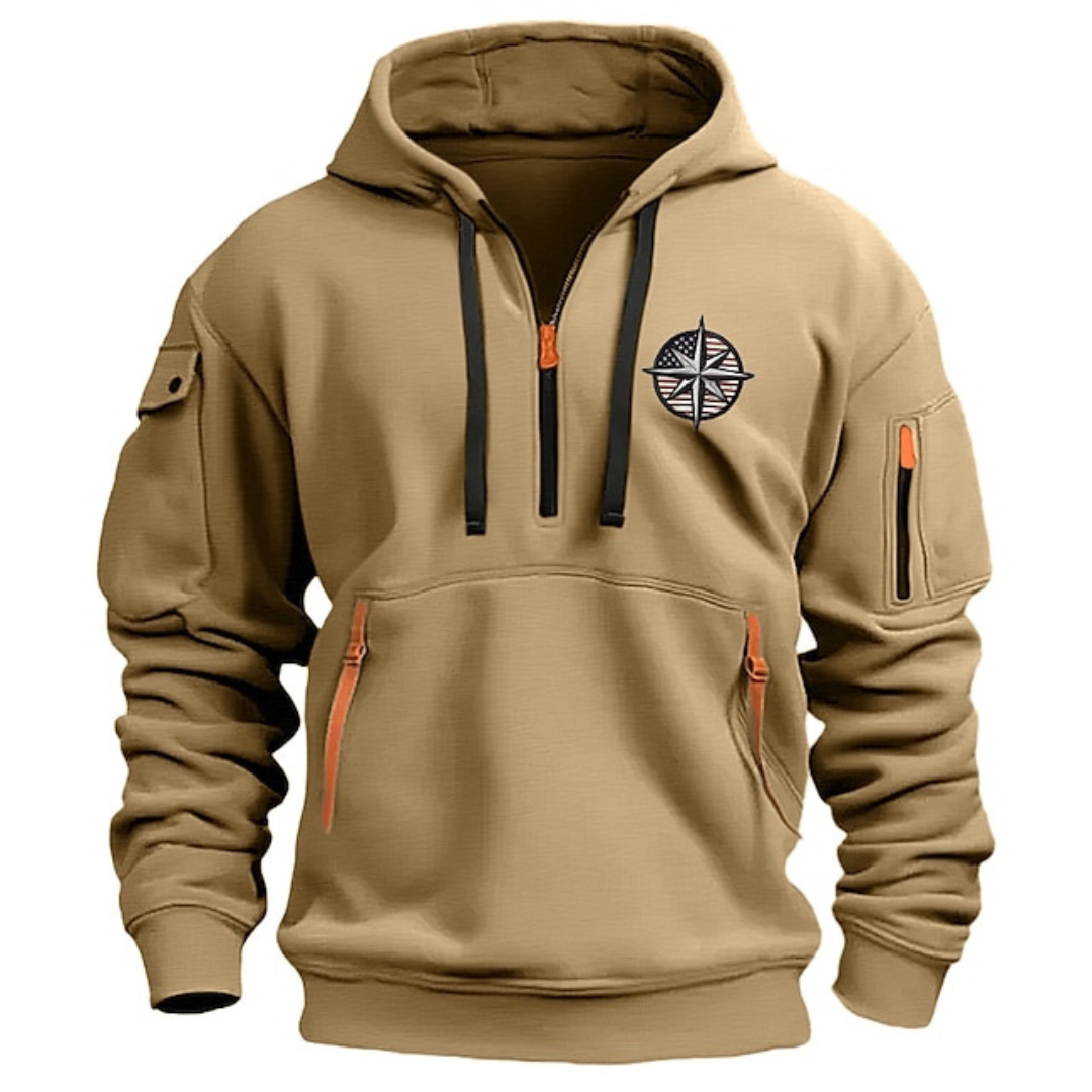 Sébastien - Hoodie Chic Zippé Poches