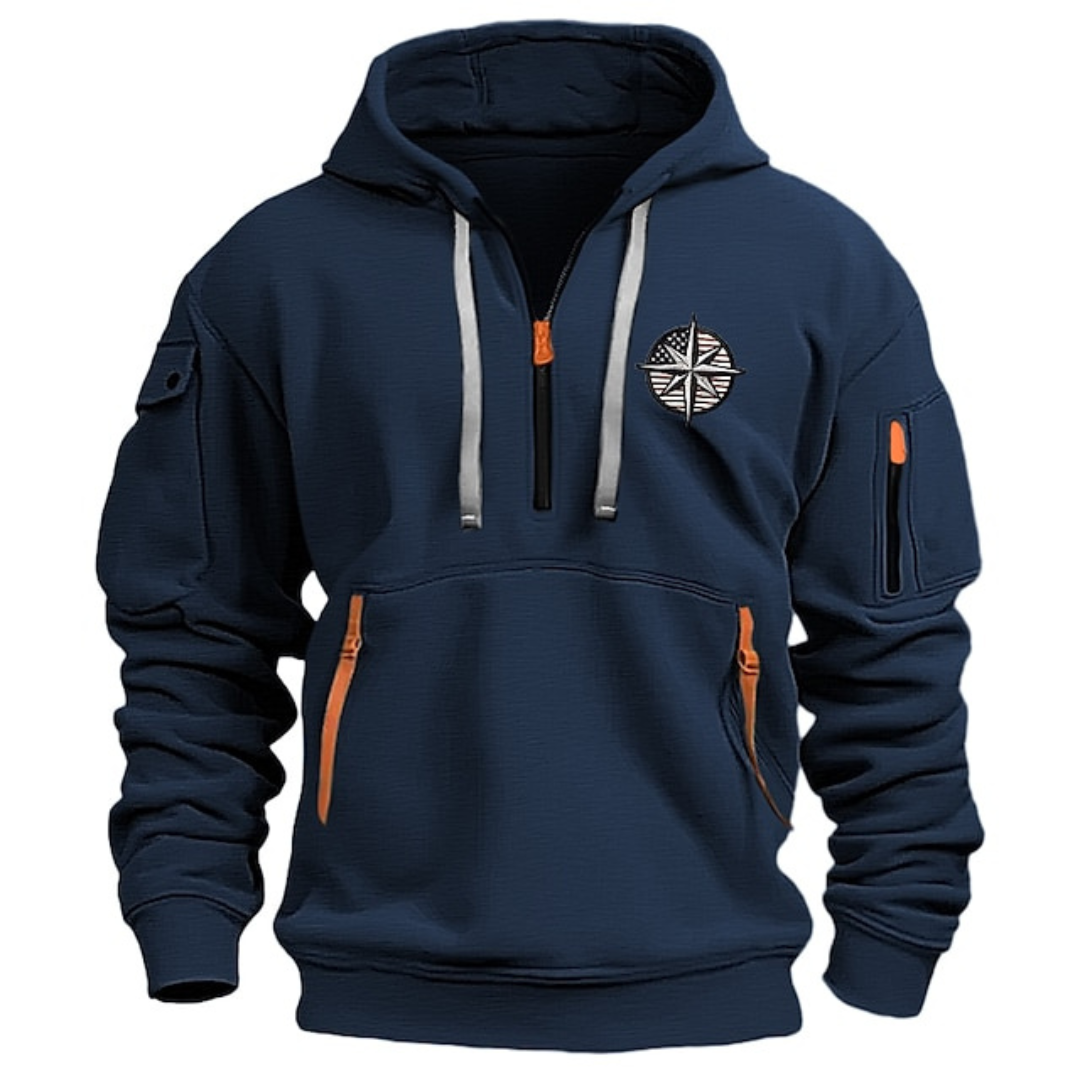 Sébastien - Hoodie Chic Zippé Poches