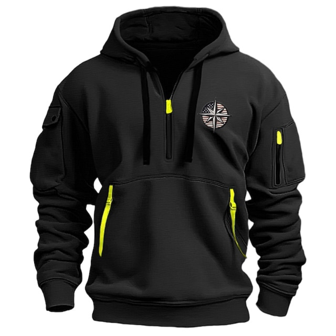 Sébastien - Hoodie Chic Zippé Poches