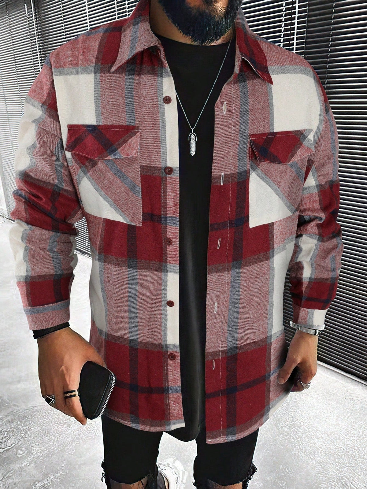 Julien - Chemise Chic Vintage à Carreaux