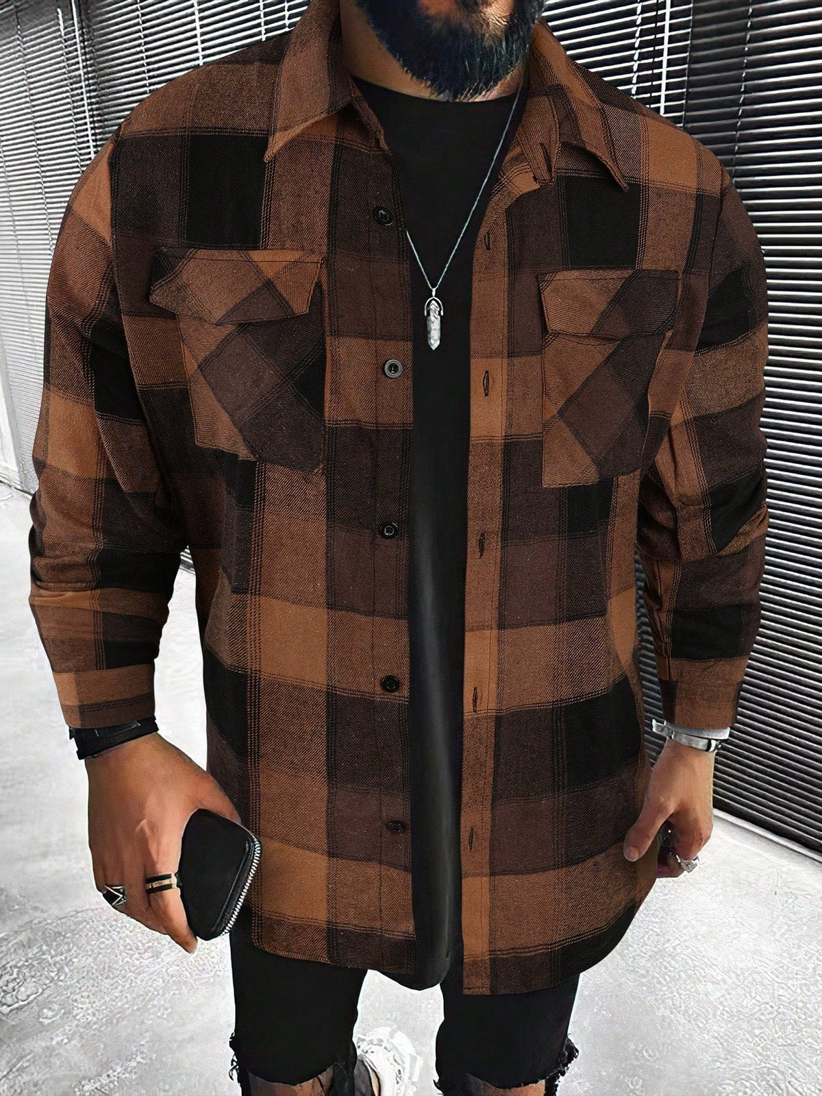 Julien - Chemise Chic Vintage à Carreaux