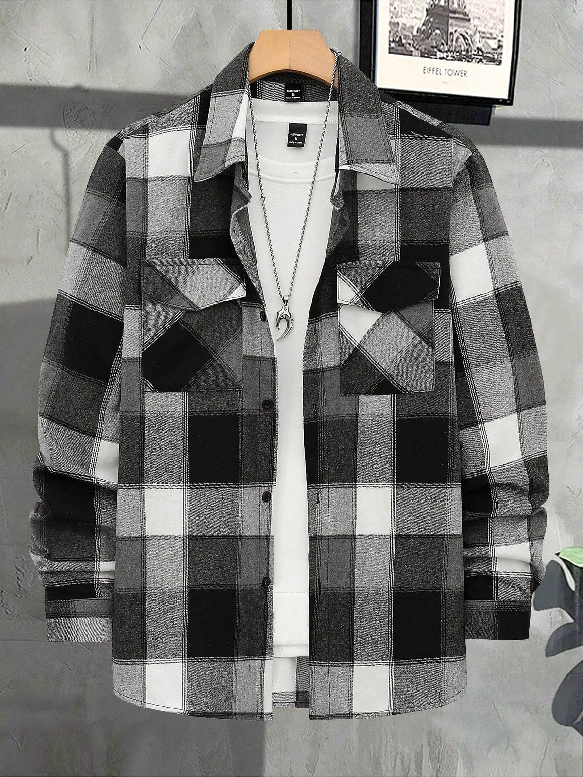 Julien - Chemise Chic Vintage à Carreaux