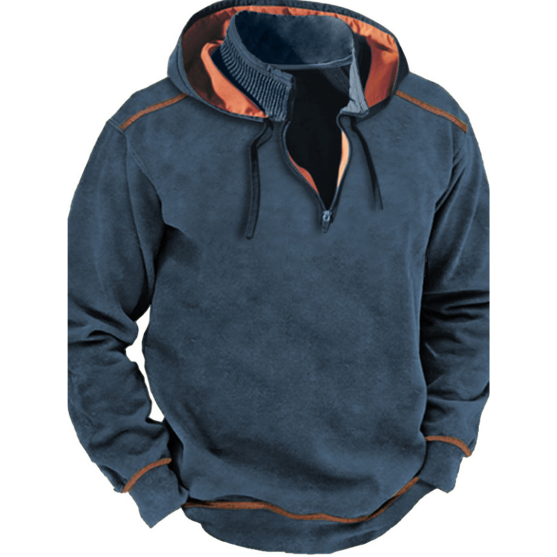 Adrien - Pull Capuche Thermique Isolation Chaude Homme