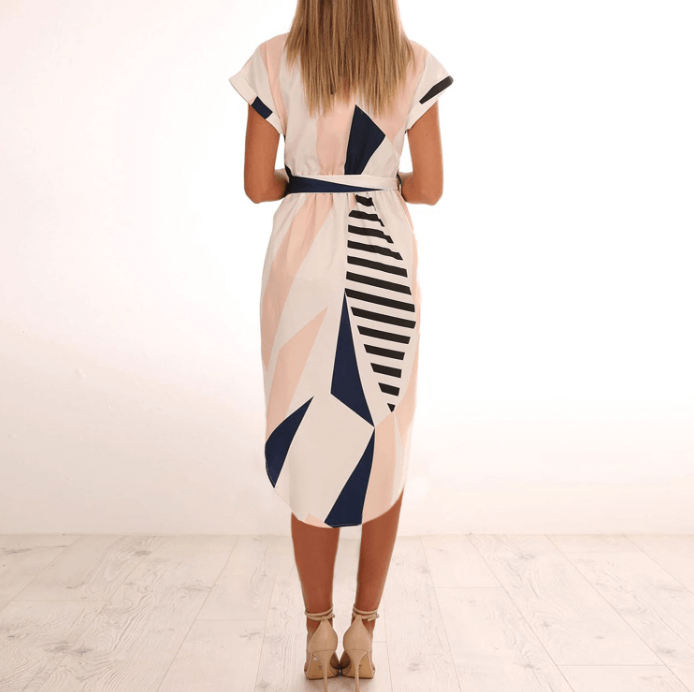 Léa - Robe Midi D'Été Chic