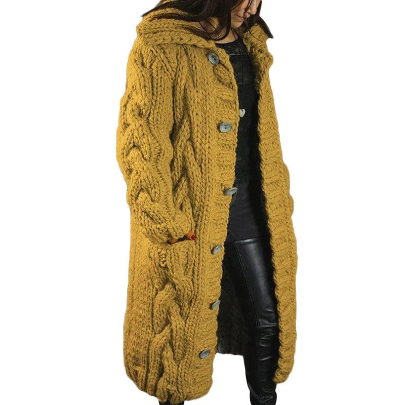 Camille - Gilet Élégant Long Torsadé