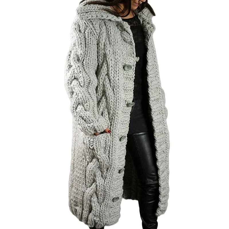 Camille - Gilet Élégant Long Torsadé