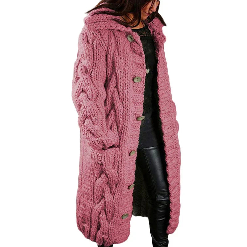 Camille - Gilet Élégant Long Torsadé