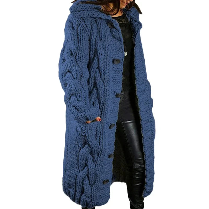 Camille - Gilet Élégant Long Torsadé
