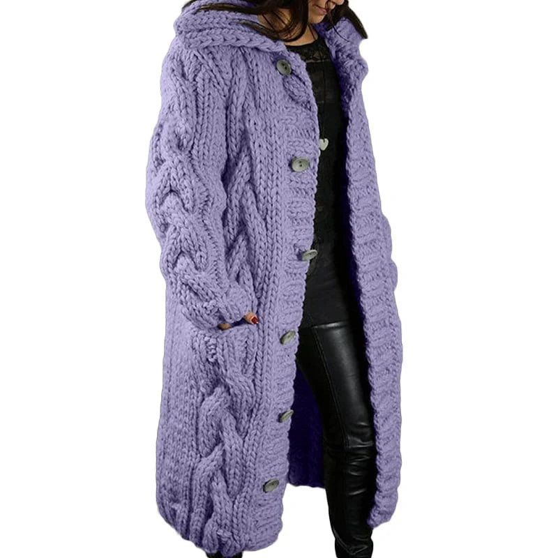 Camille - Gilet Élégant Long Torsadé