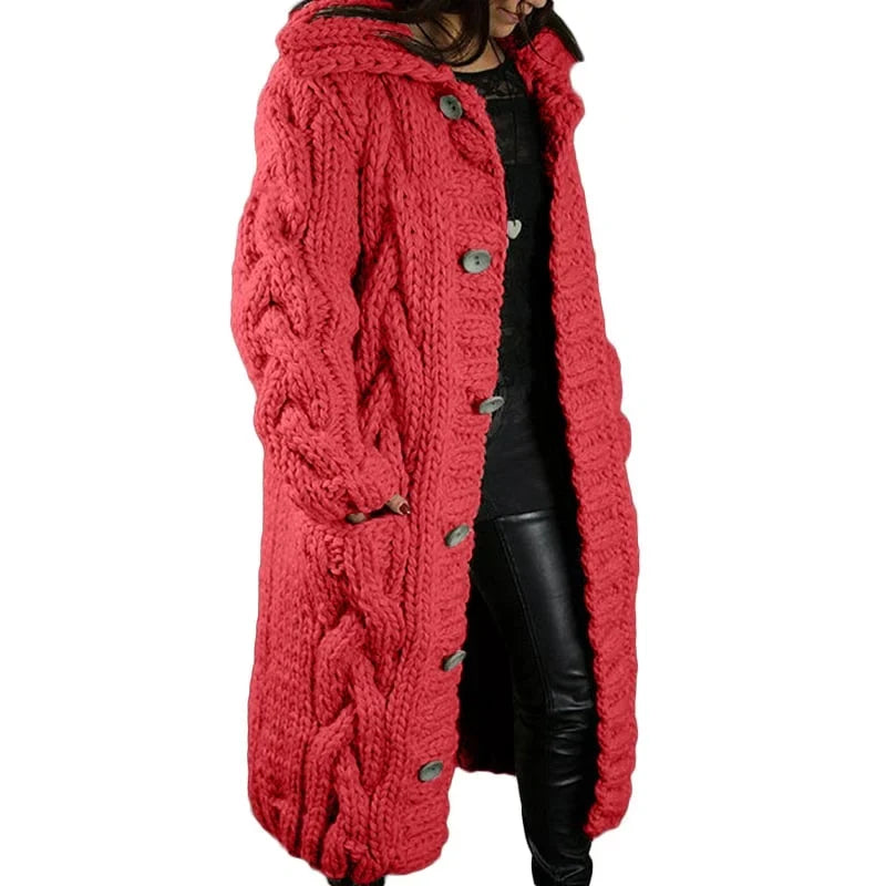 Camille - Gilet Élégant Long Torsadé