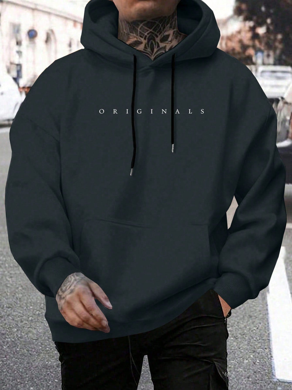 Laurent - Hoodie Chic Oversize Imprimé
