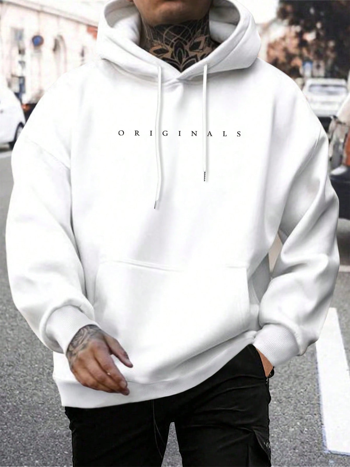 Laurent - Hoodie Chic Oversize Imprimé