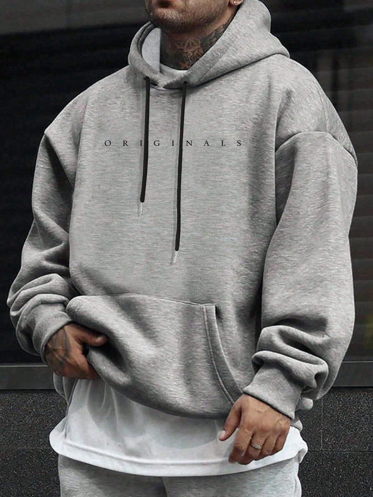 Laurent - Hoodie Chic Oversize Imprimé