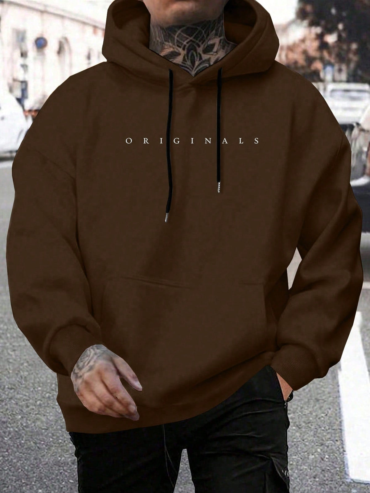 Laurent - Hoodie Chic Oversize Imprimé