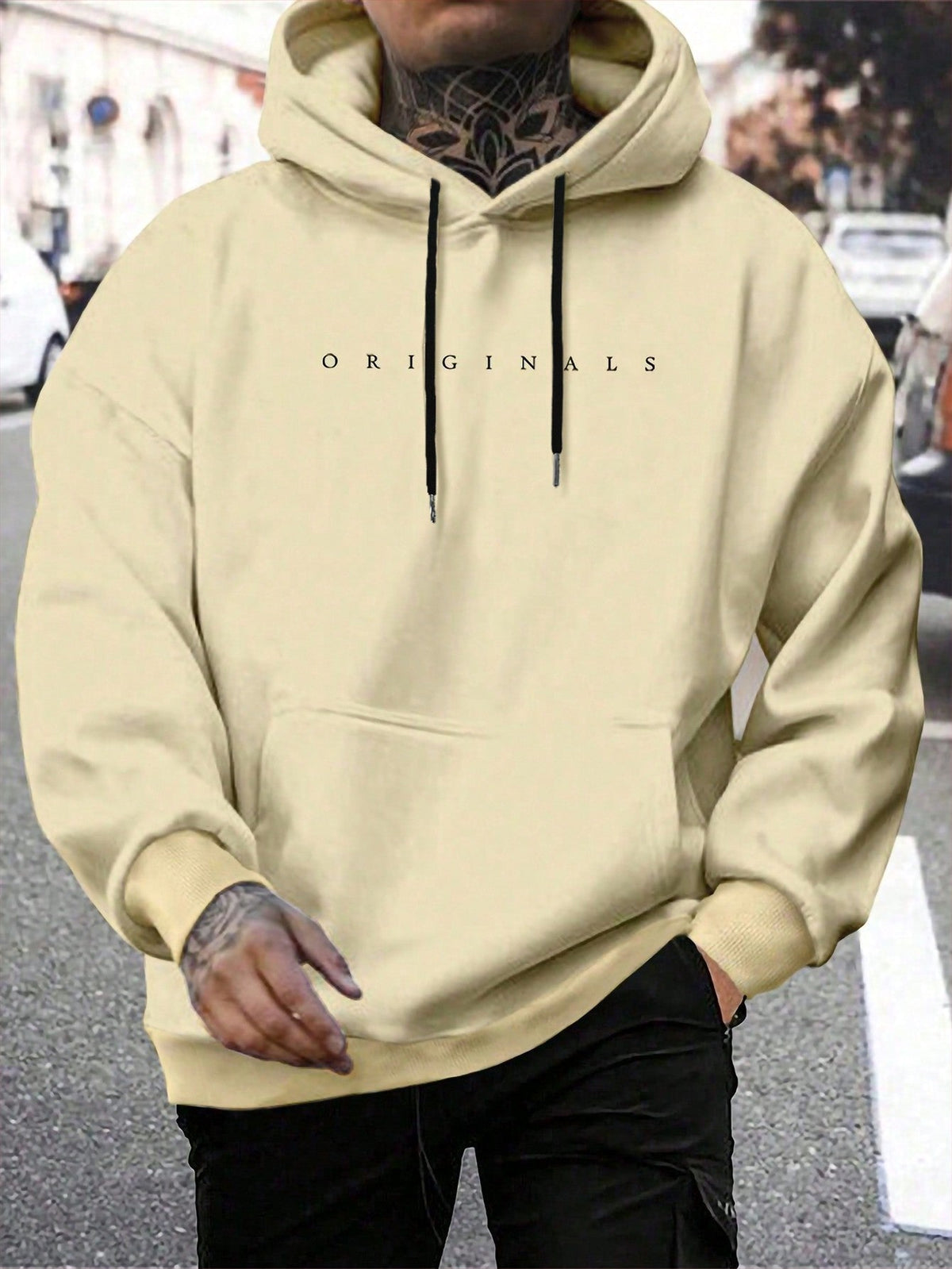 Laurent - Hoodie Chic Oversize Imprimé