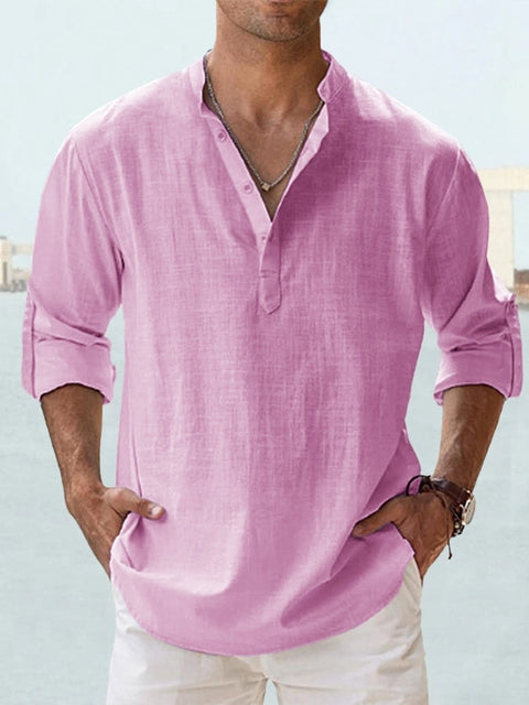 Sébastien - Chemise Lin D'Été Fluide Homme
