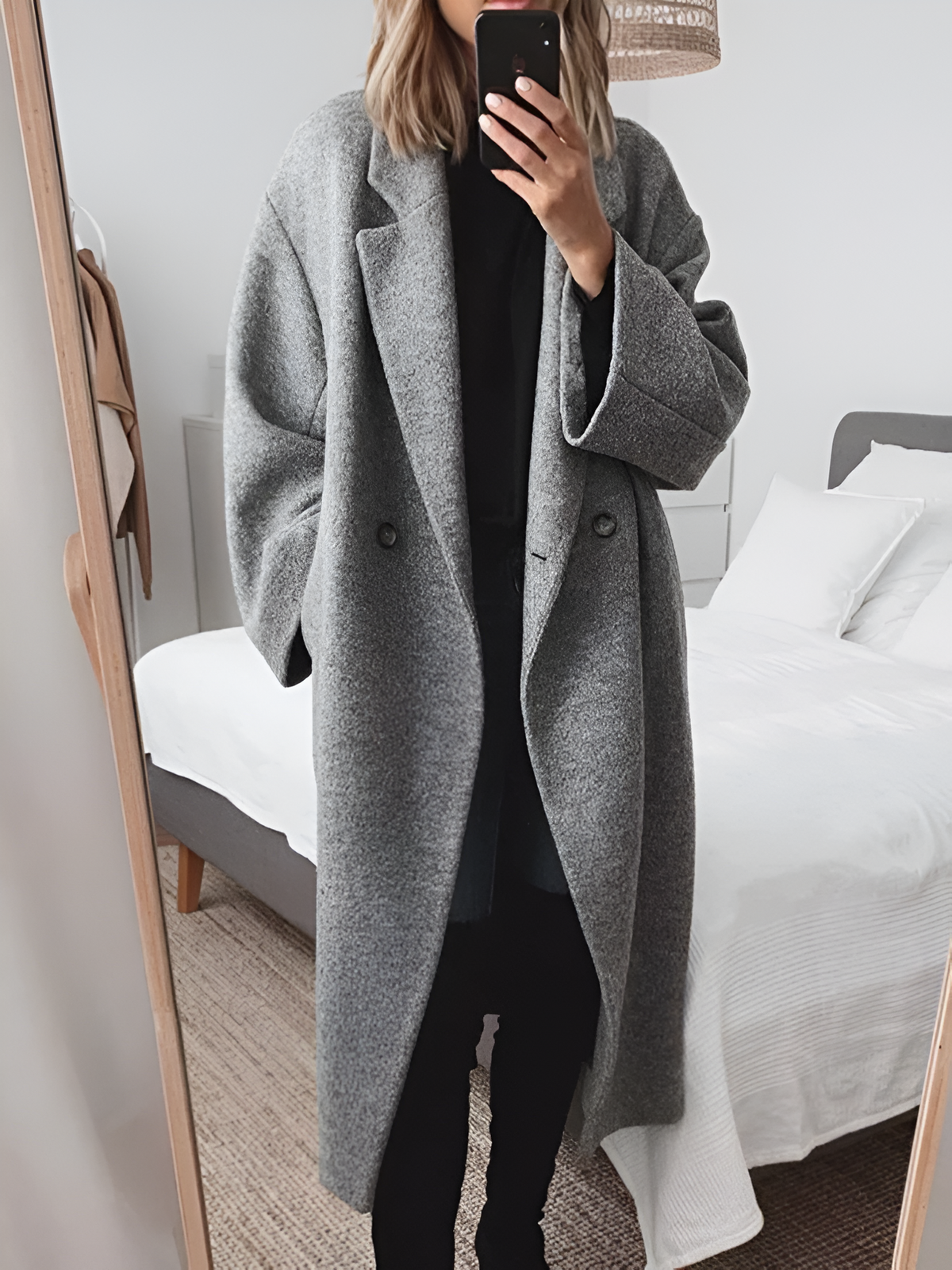 Corinne | Manteau Élégant Long Oversize