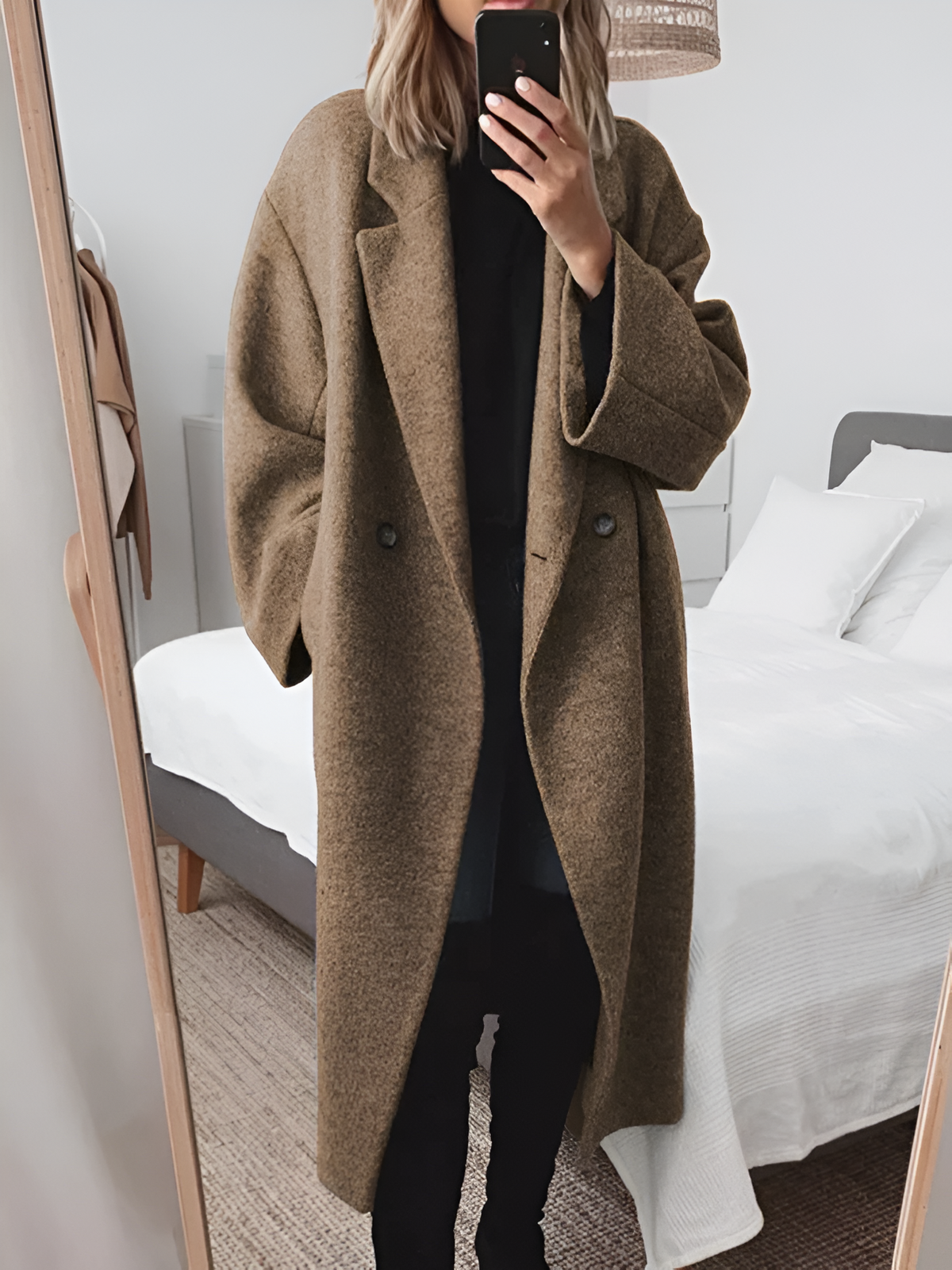 Corinne | Manteau Élégant Long Oversize