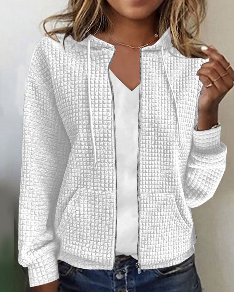 Priya - Gilet Chic Zippé Capuche