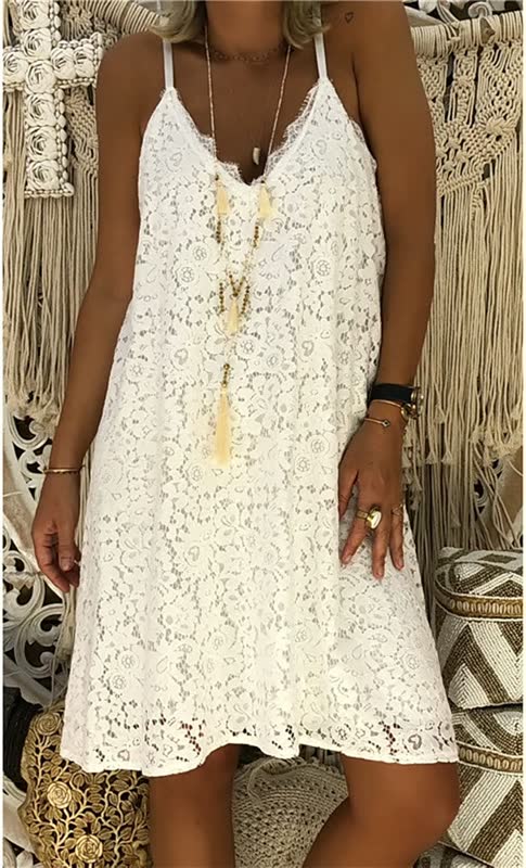 Louise - Robe Dentelle D'Été Légère