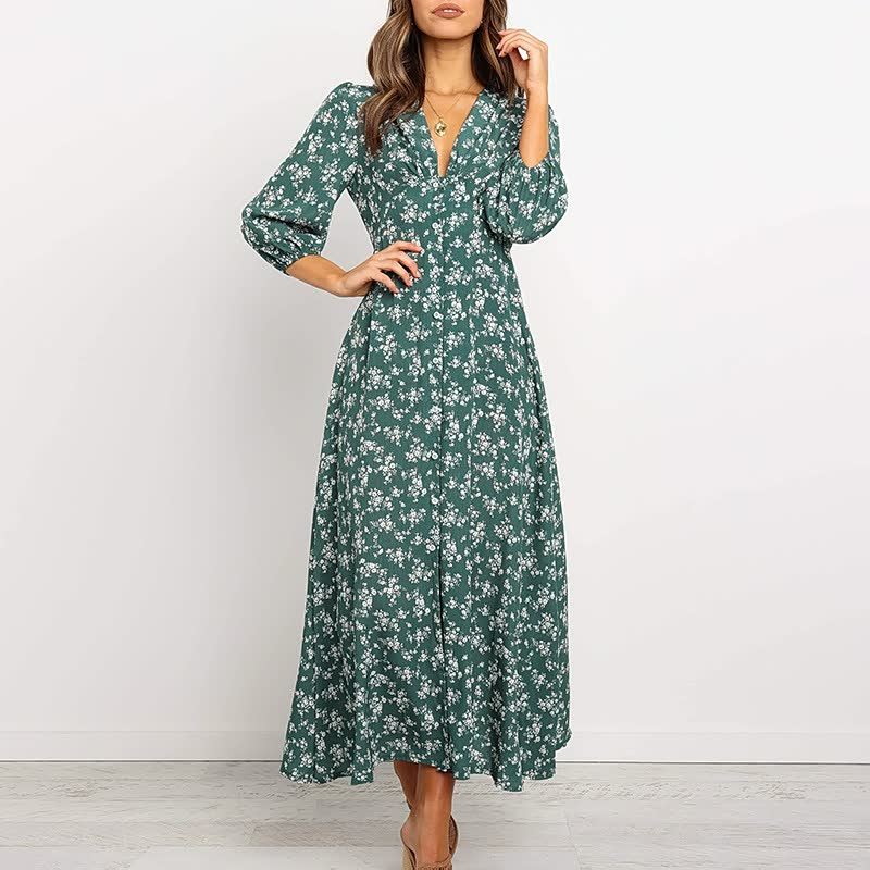 Delphine - Robe Maxi D'Été Élégante