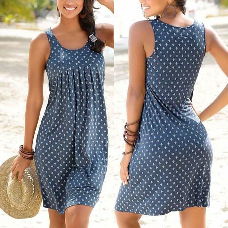Sandrine - Robe Midi D'Été Légère