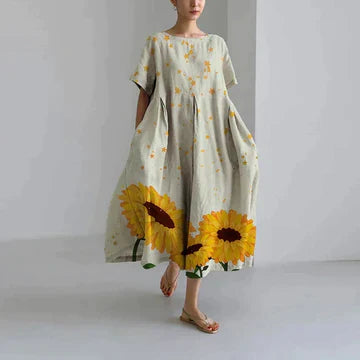 Zara - Robe Décontractée Et Élégante À Imprimé Flora 4