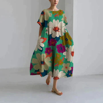Zara - Robe Décontractée Et Élégante À Imprimé Flora 6