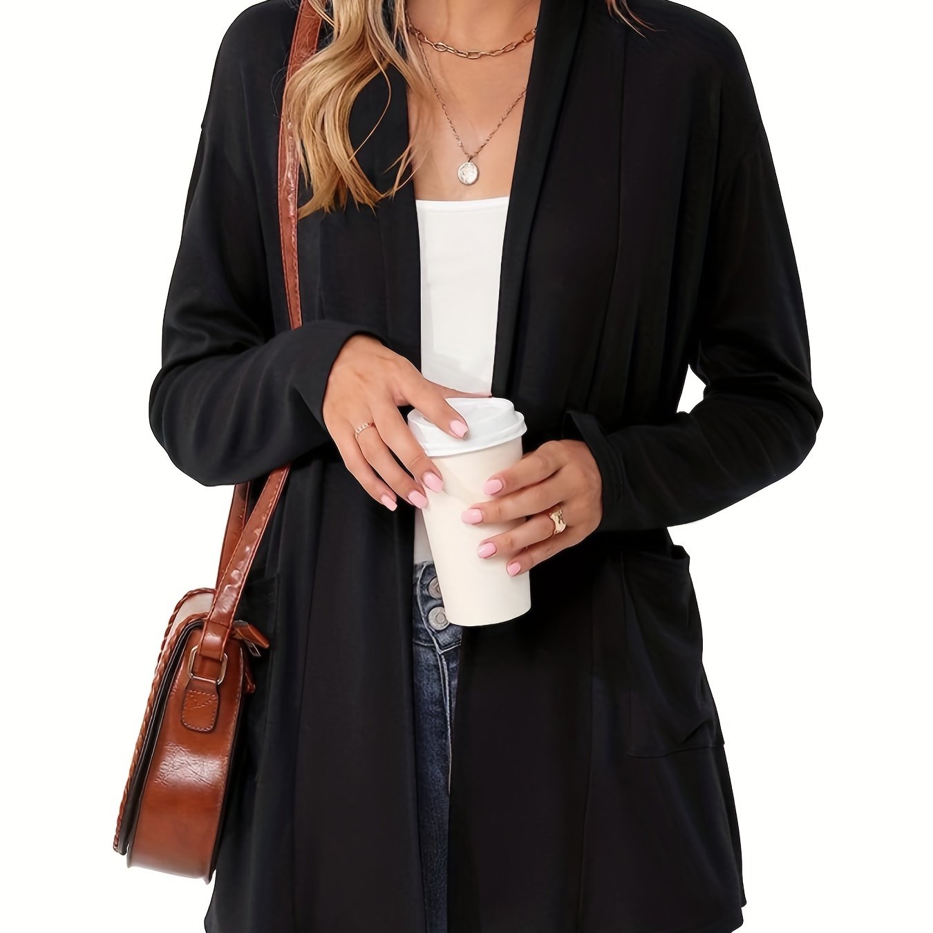Sylvie - Gilet Chic Long Ouvert