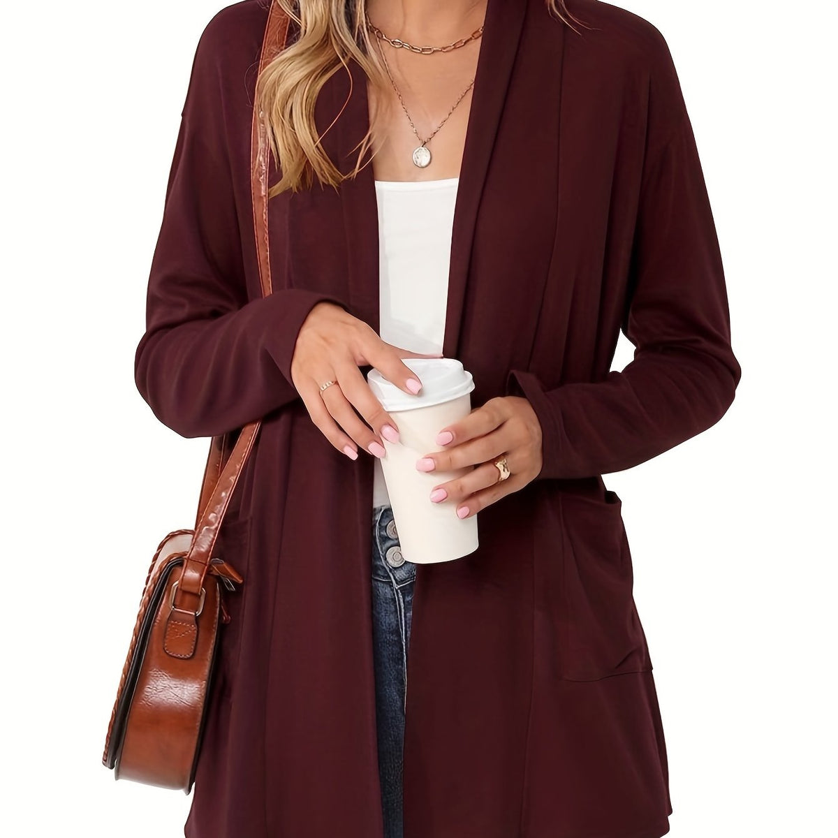 Sylvie - Gilet Chic Long Ouvert