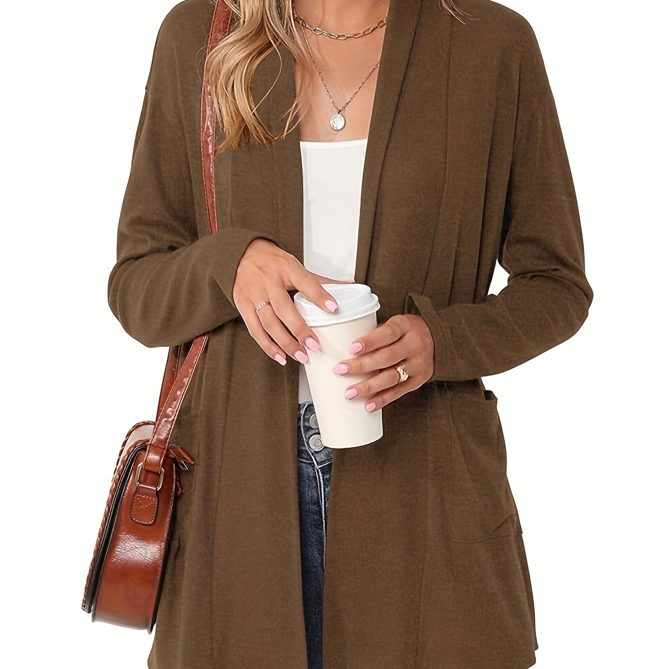 Sylvie - Gilet Chic Long Ouvert