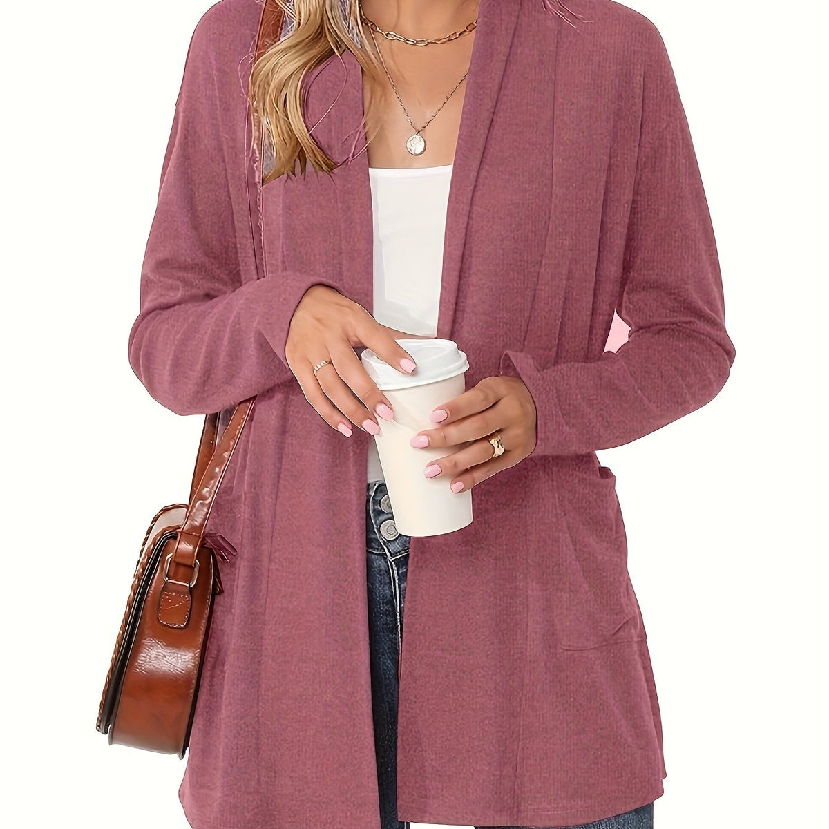 Sylvie - Gilet Chic Long Ouvert