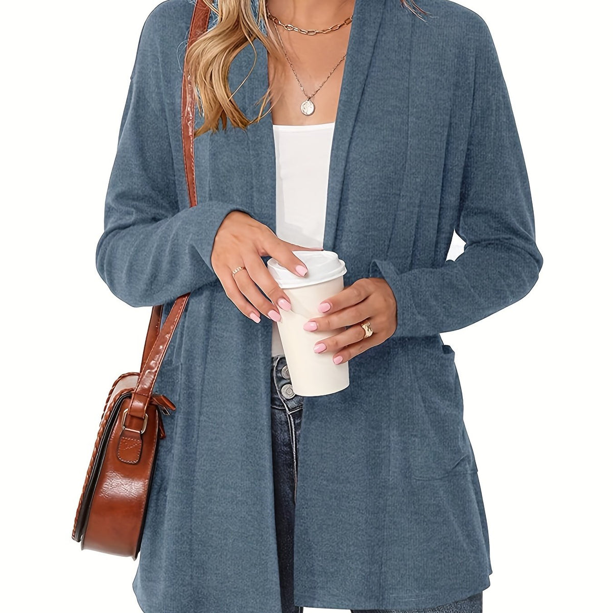 Sylvie - Gilet Chic Long Ouvert