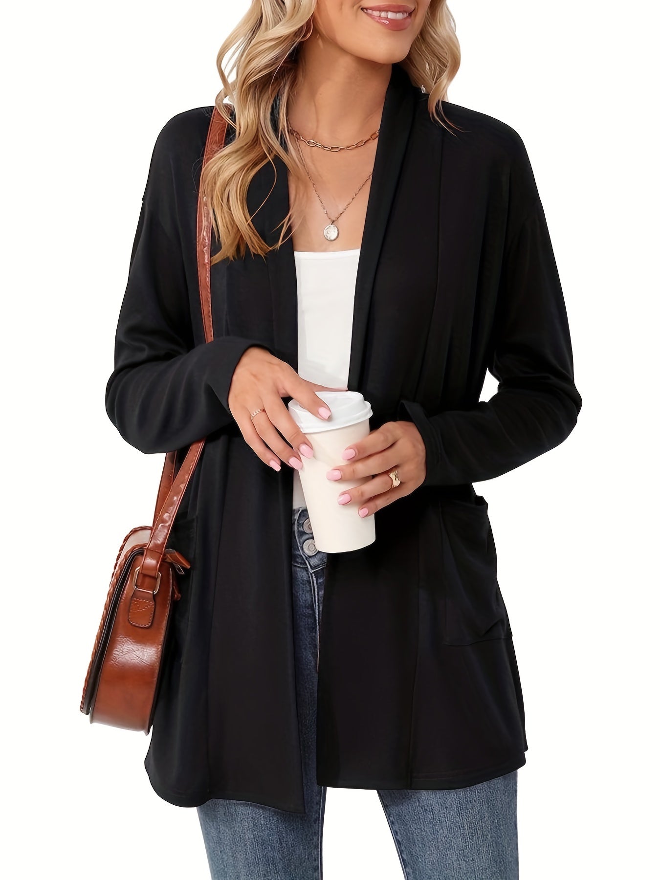 Sylvie - Gilet Chic Long Ouvert