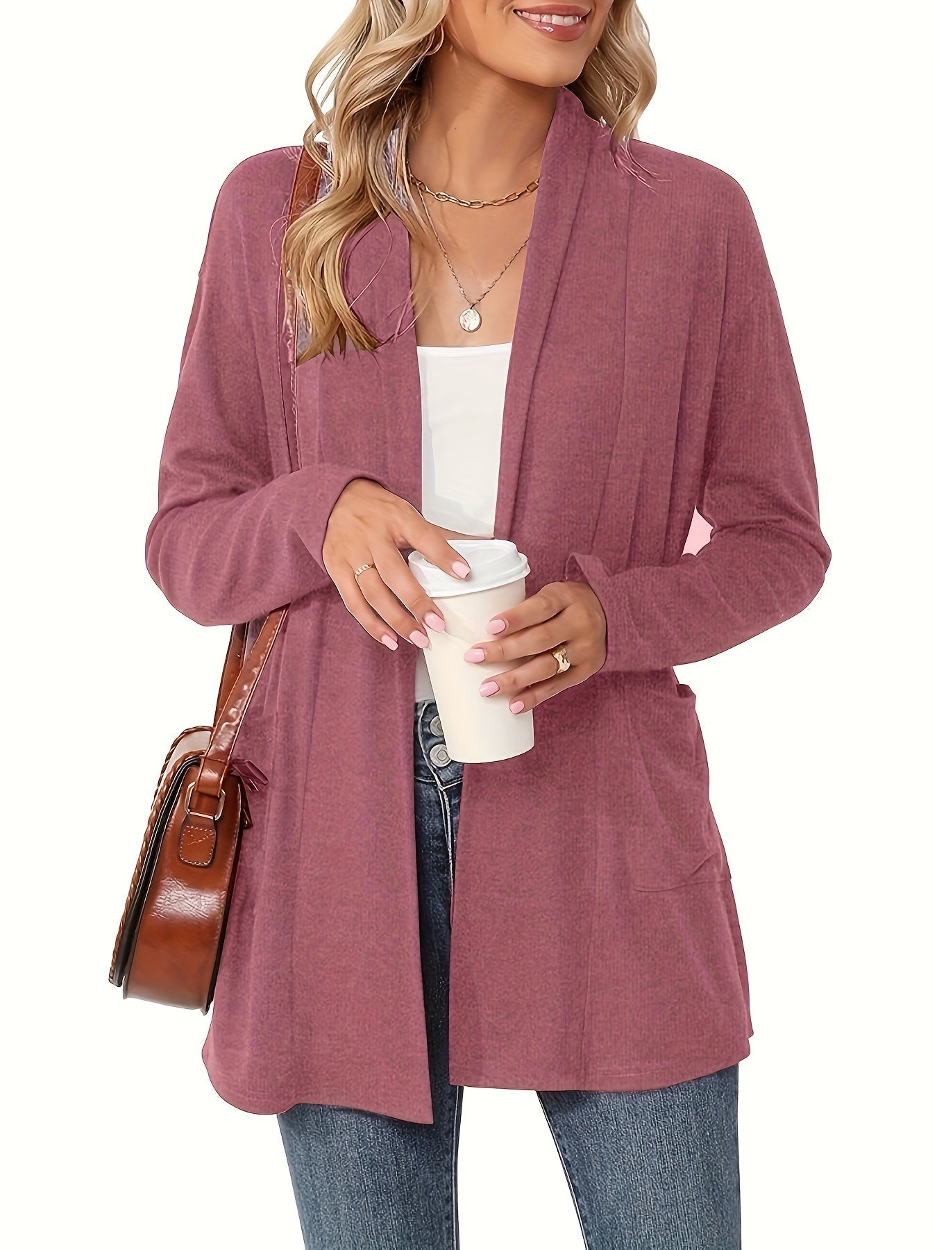 Sylvie - Gilet Chic Long Ouvert